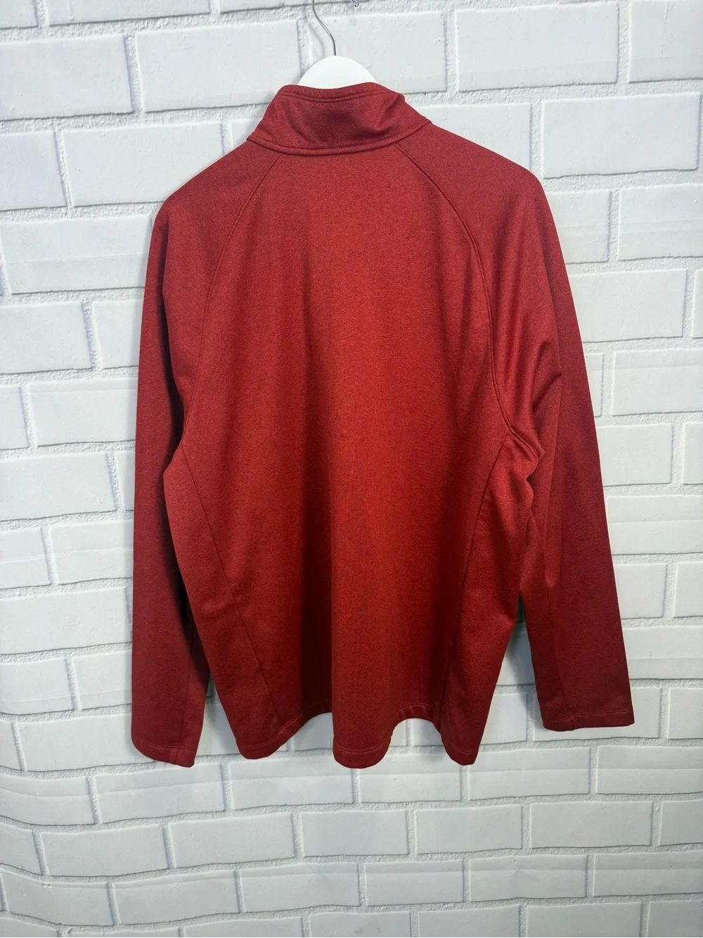 The North Face Men’s XXL Red Quarter Zip Fleece Pullover Athletic Jacket